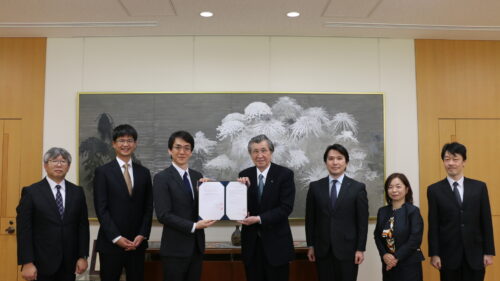 単位互換協定 締結式の集合写真