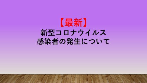 新型コロナウイルス感染者の状況(8/31現在)